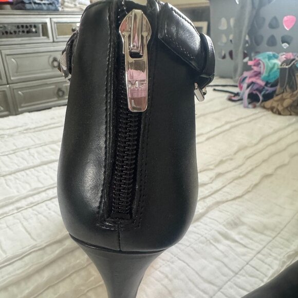 Marc Fisher Mahiya Studded Platform Peep Toe Stilettos - Picture 7 of 13